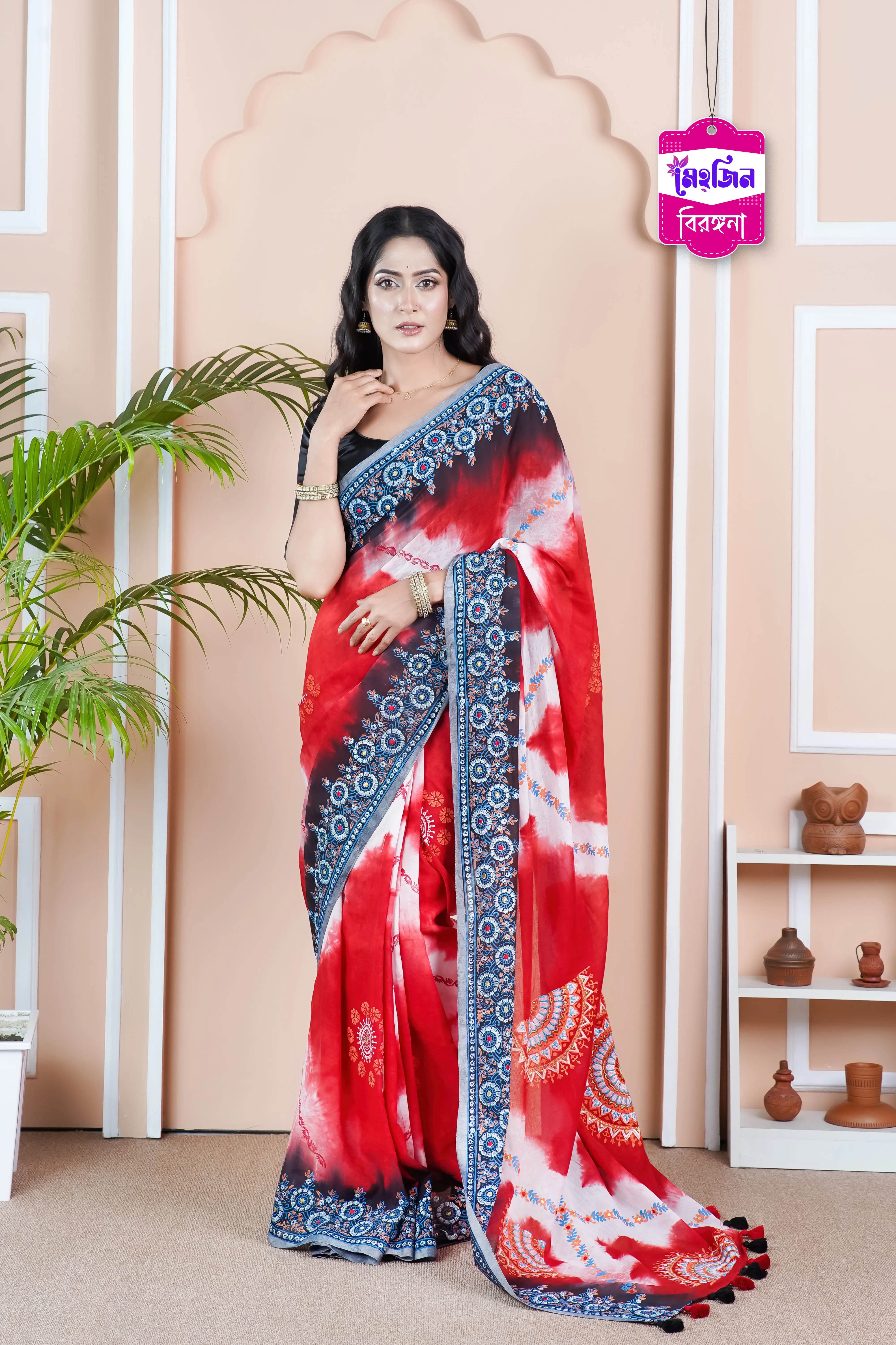 বীরঙ্গনা  - রেডি টু ওয়্যার শাড়ি